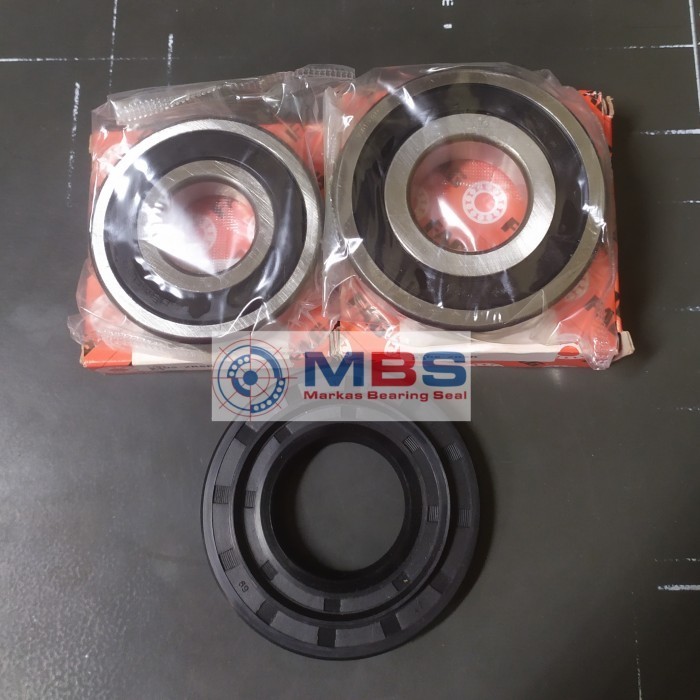 BEARING MESIN CUCI 1 SET LG WD M1070D6 KOMPLIT WD M 1070 D6 FAG ASLI