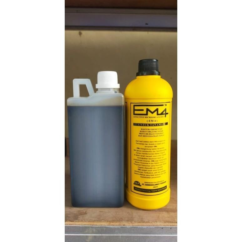 ORIGINAL Paket EM4 Pertanian 1 L + Molase 1 L (1.4kg) EM 4 Pertanian dan Molase ad-56