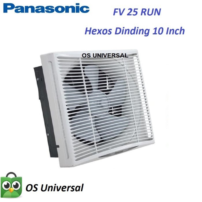 Panasonic FV 25 RUN 10 Inch Exhaust Dinding - Hexos / Heksos 10Inch