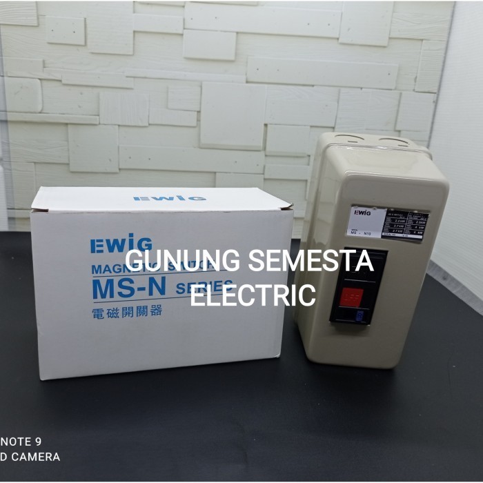 MAGNETIC MOTOR STARTER EWIG MSK-10 220VAc/380VAc.