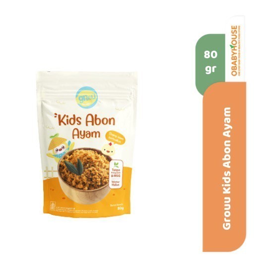 

Akko - Grouu Kids Abon - Abon Mpasi Anak No Msg 80 Gr