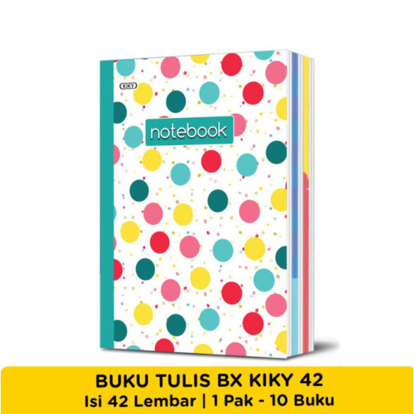 

(10Pcs) BUKU TULIS KIKY BOXY 42 LEMBAR / NOTEBOOK B5