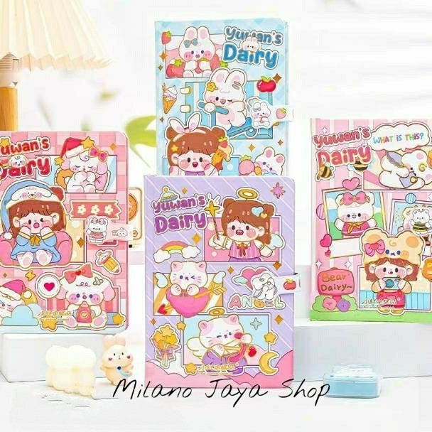 

Buku Diary Magnet Notebook Buku Tulis Agenda Jurnal Korean Kado Anak