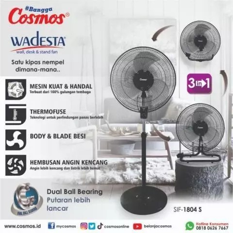 Termantab] Cosmos kipas angin SIF 1804 S