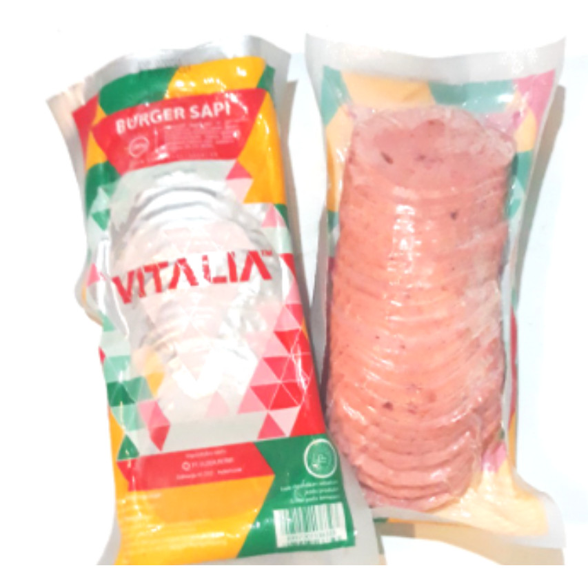 

Vitalia Burger Sapi 280gr isi 20pcs - Depo Frozen Airmadidi