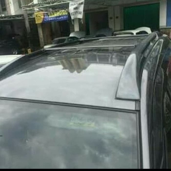 Roof Rail Atas Bagasi Mobil Model Xtril Avanza/Xenia Bahan Plastik Abs Ori