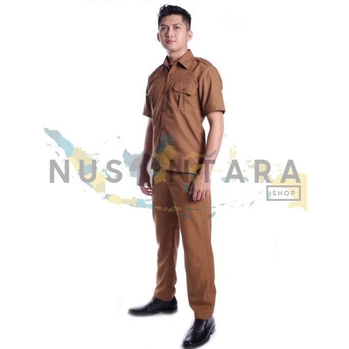 Seragam Pns Baju Pemda Seragam Guru Baju Pns Setelan Pns Pria Khaky