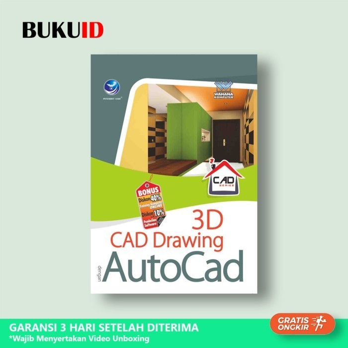 

Buku CAD Series: 3D CAD Drawing Dengan AutoCad