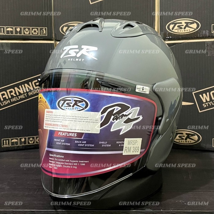 Helm Tsr Ram 4 Modern Grey - Tsr Helmet