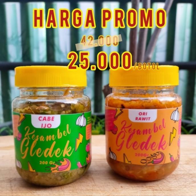 

Sambal Kesambel Gledek Ori Pedas 200gr by Ultimate Customitation