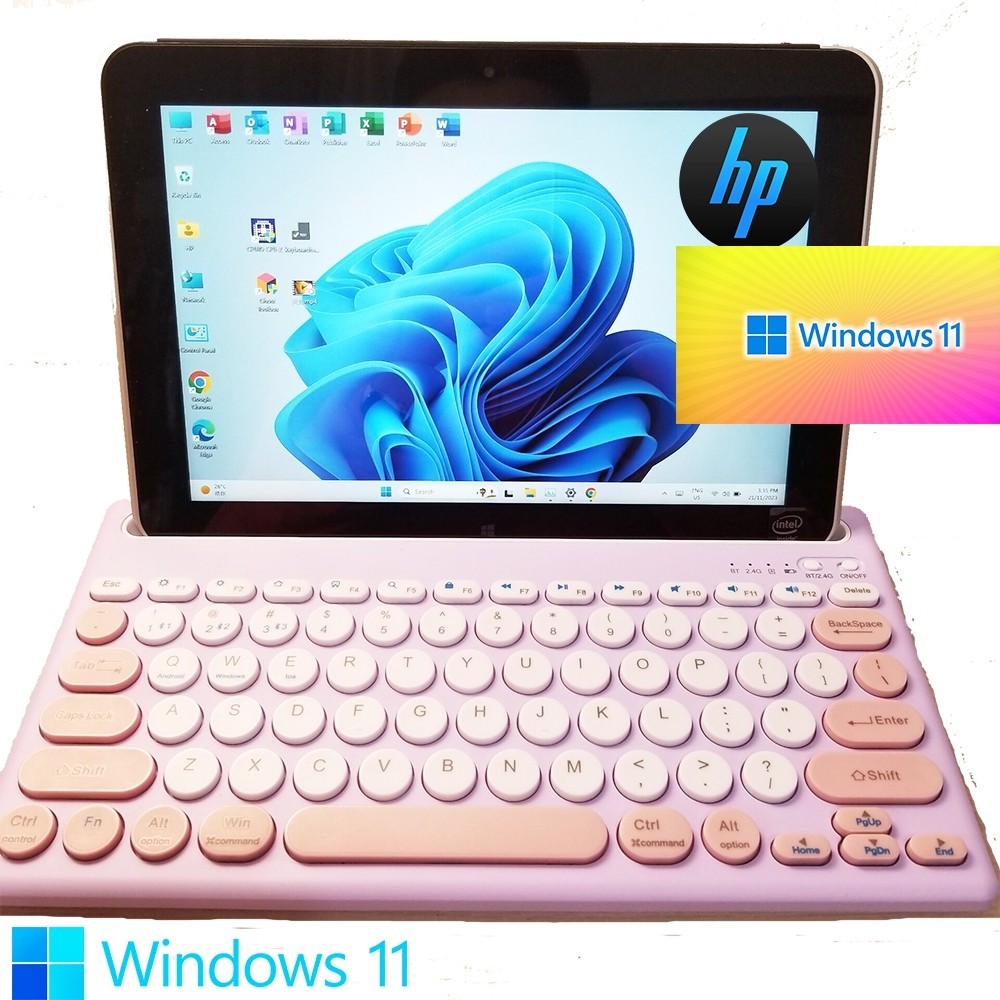 Asli HP ElitePad 1000 G2 Intel Atom Z3795 quad-core 4GB RAM Win11 Kasar Windows 11 Kamera Bluetooth Dock Keyboard Tablet PC 85% Baru Bekas Untuk Kantor Siswa