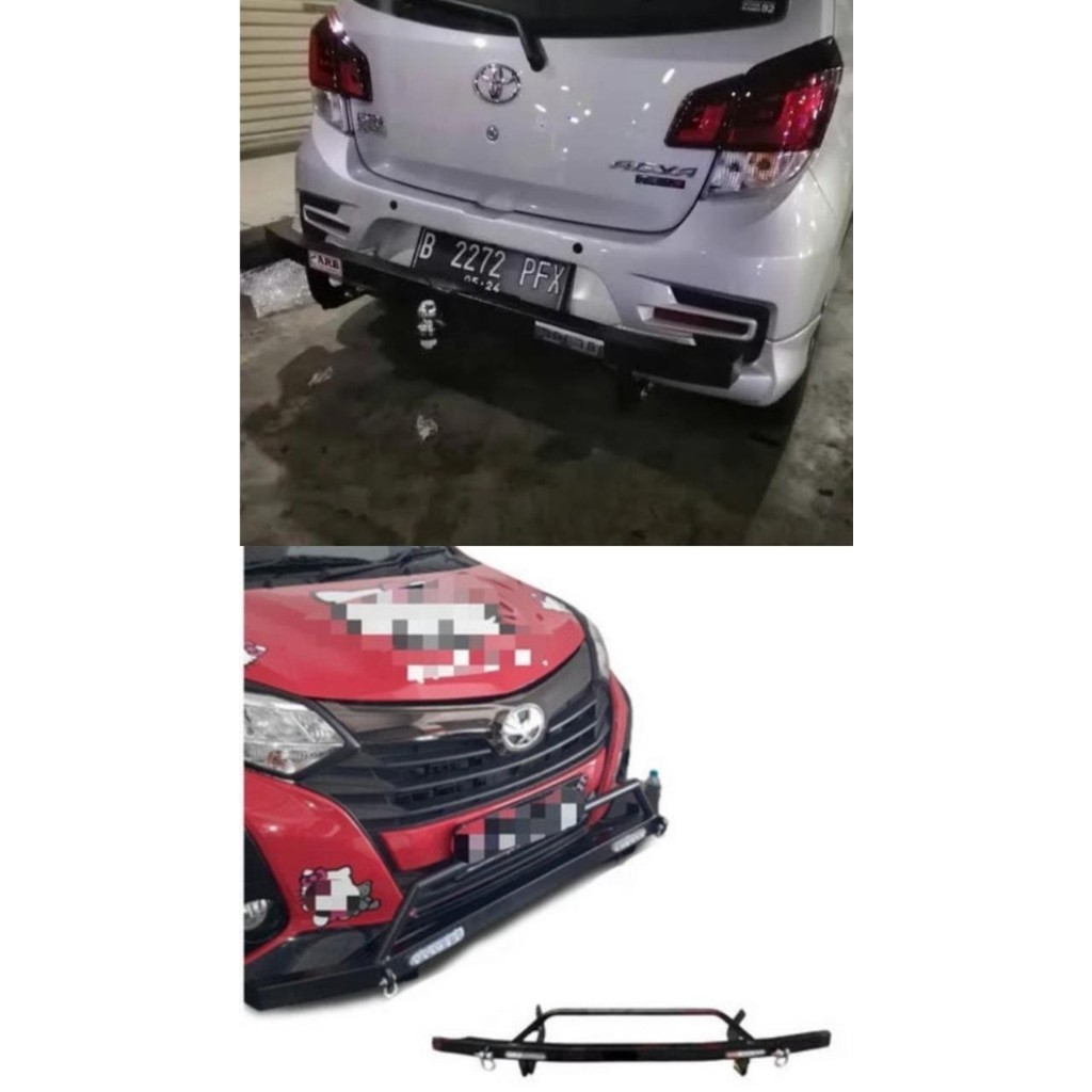 Paket Tanduk Depan+Towing Arb Belakang Untuk Mobil Agya Ayla