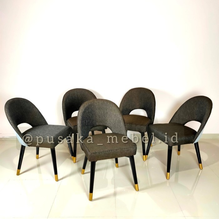 kursi makan full jok, kursi makan jok minimalis modern, kursi makan