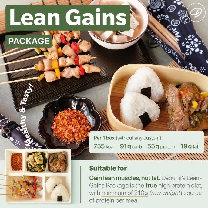 

Dapurfit Lean Muscle Gain Weekly Lunch & Dinner (10Box/5D) Catering