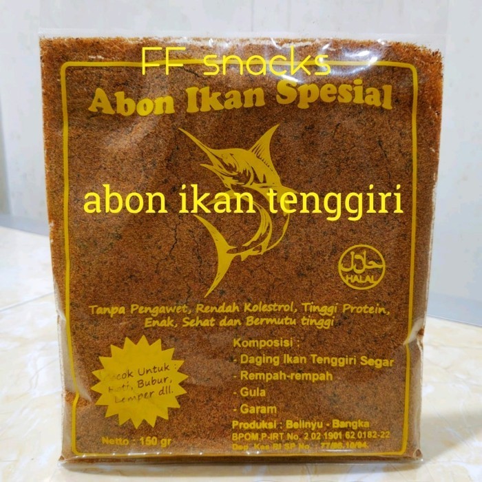 

BERKUALITAS Abon Ikan Tenggiri Special Asli Bangka