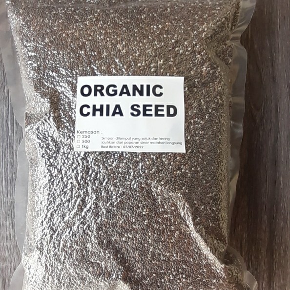 

DISKON premium organic black chia seed 1kg