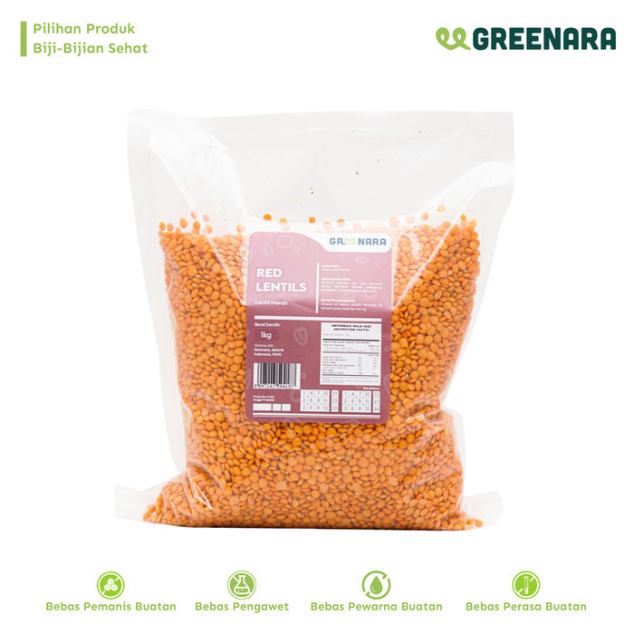 

BIG SALE Lentil Merah 1 Kg / Red Whole Lentils