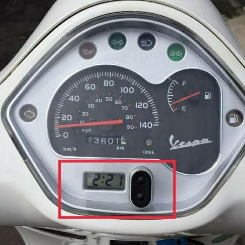 BDG Baterai jam digital speedometer Vespa LX / S / GTS 3v TERLARIS