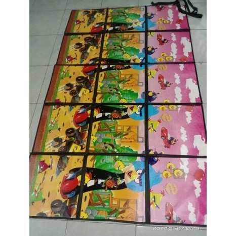 Karpet Lipat Anak / Tiker Lipat Kter / Tiker Plastik Tas