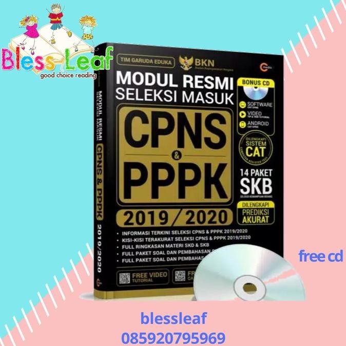 

Buku Modul Resmi Seleksi Masuk CPNS & PPPK 2019/2020, Bonus CD CAT 3 U