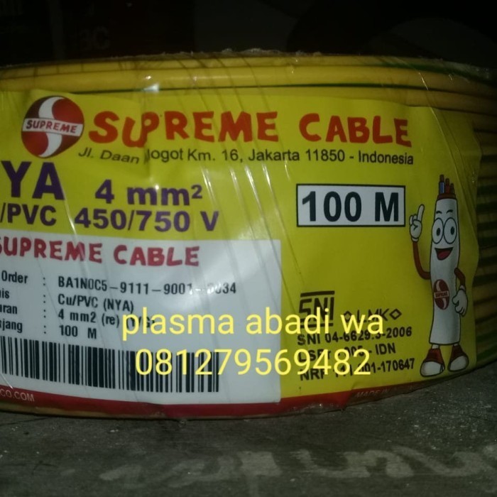 KABEL Supreme NYA 4 MM