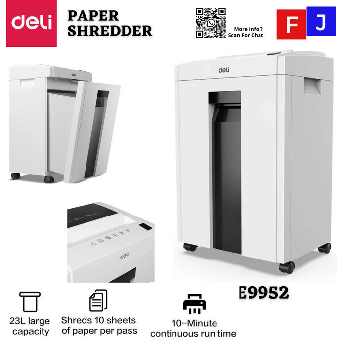 

Mesin Penghancur Kertas / Paper Shredder DELI E9952