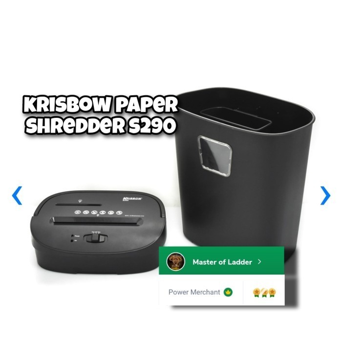 

Krisbow Mesin Penghancur Kertas S290 / Paper Shredder