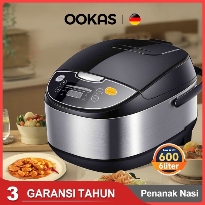 RE OOKAS Magic Com Digital Rice Cooker Penanak Nasi Digital Elektrik