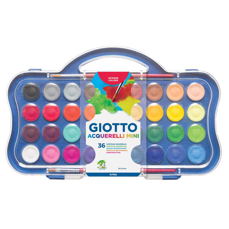 

Giotto Mini Watercolor 36 Colours 23Mm