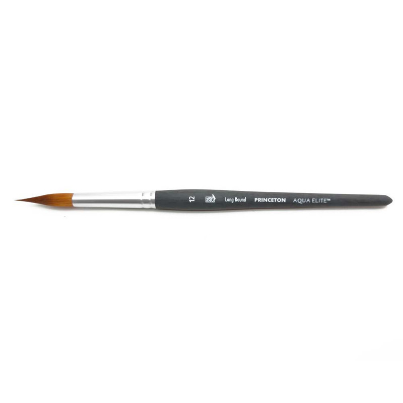 

Princeton Elite Synthetic Short Handle Long Round Sz 12