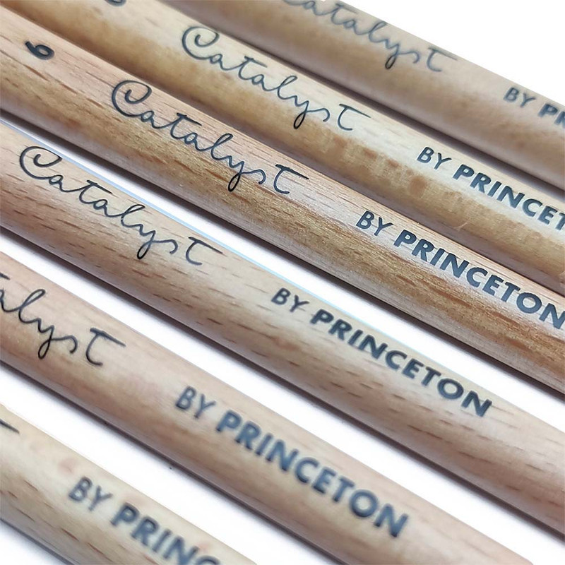 

Princeton Catalyst Synthetic Long Handle Angle Bright Sz 6