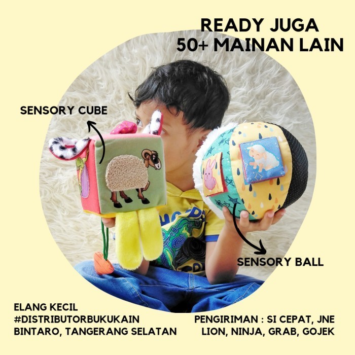 BUKU KAIN SOFT BOOK MAINAN EDUKASI SENSORY BAYI