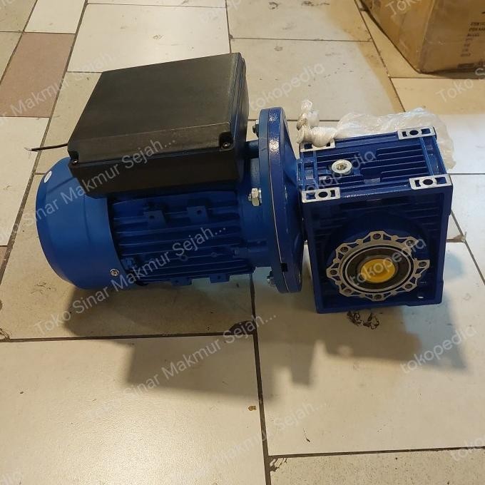 Worm gear nmrv 063 complate motor 1hp 1 phase