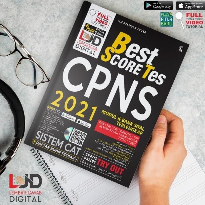 

best score tes cpns 2021 cat modup & bank soal lengakp