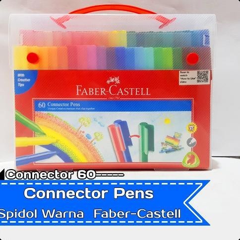 

Connector Pen Faber Castell 60 & 80 Color / Spidol Warna Faber Castell