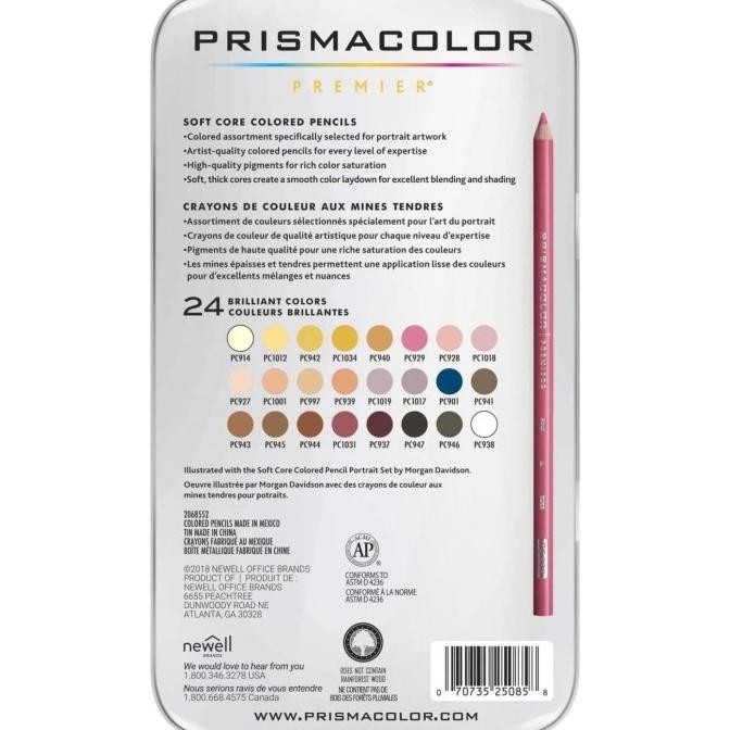 

Prismacolor Premier Portrait Set Soft Core 24 Count, Skin Color