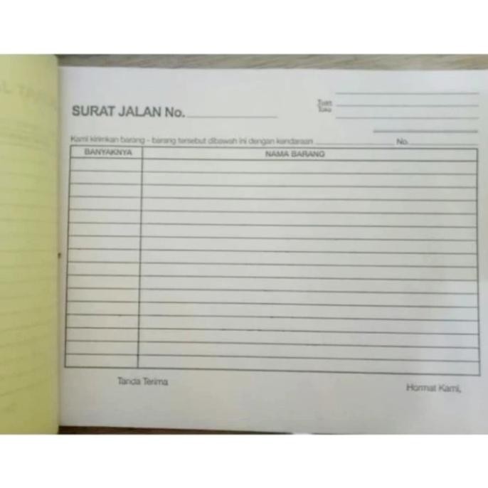 

Buku Surat Jalan Paperline 3 Ply/ 1 Pak Isi 10 Buku