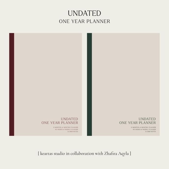 

[Po] Undated One Year Planner In Collaboration With Zhafira Aqyla