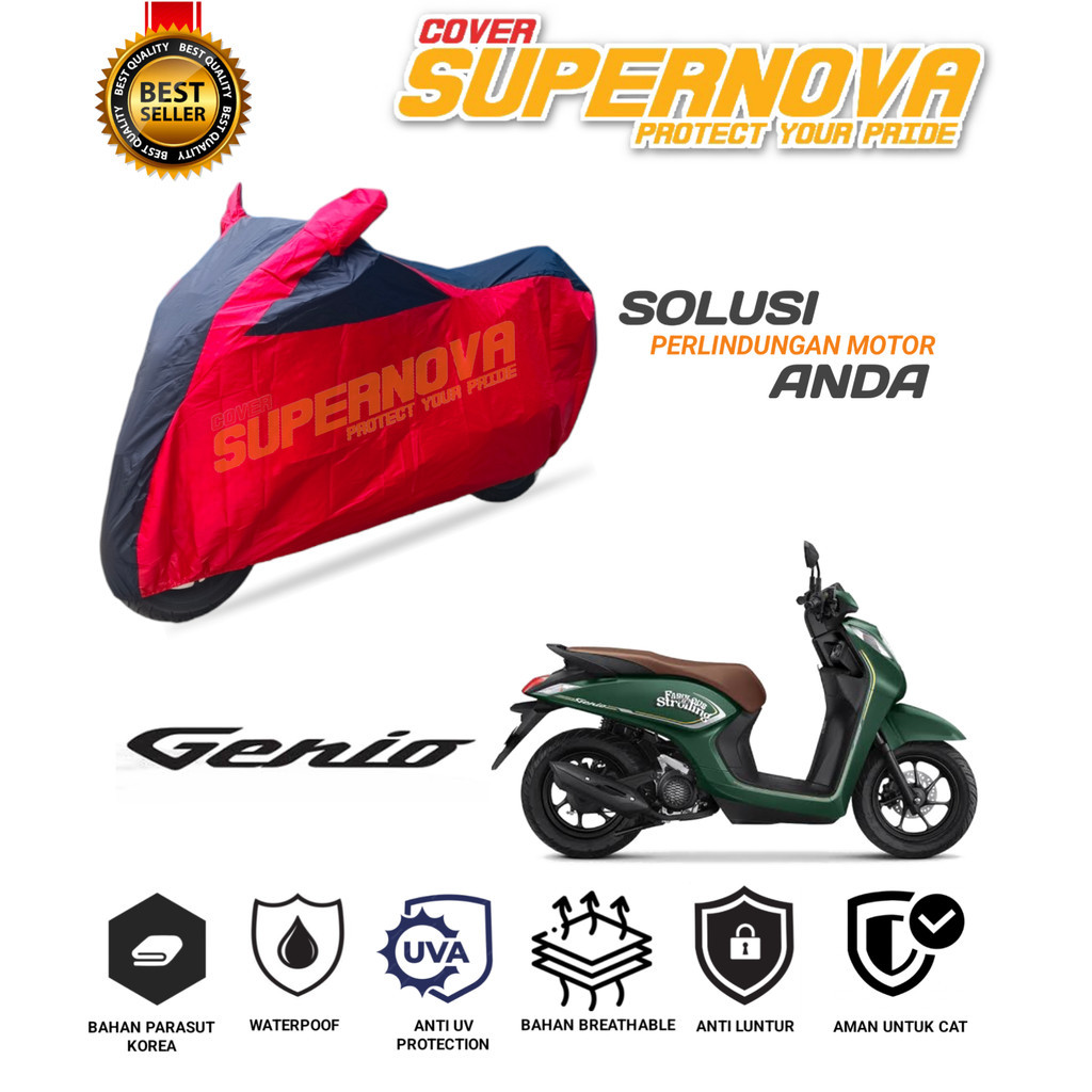 sarung motor honda genio cover motor honda genio