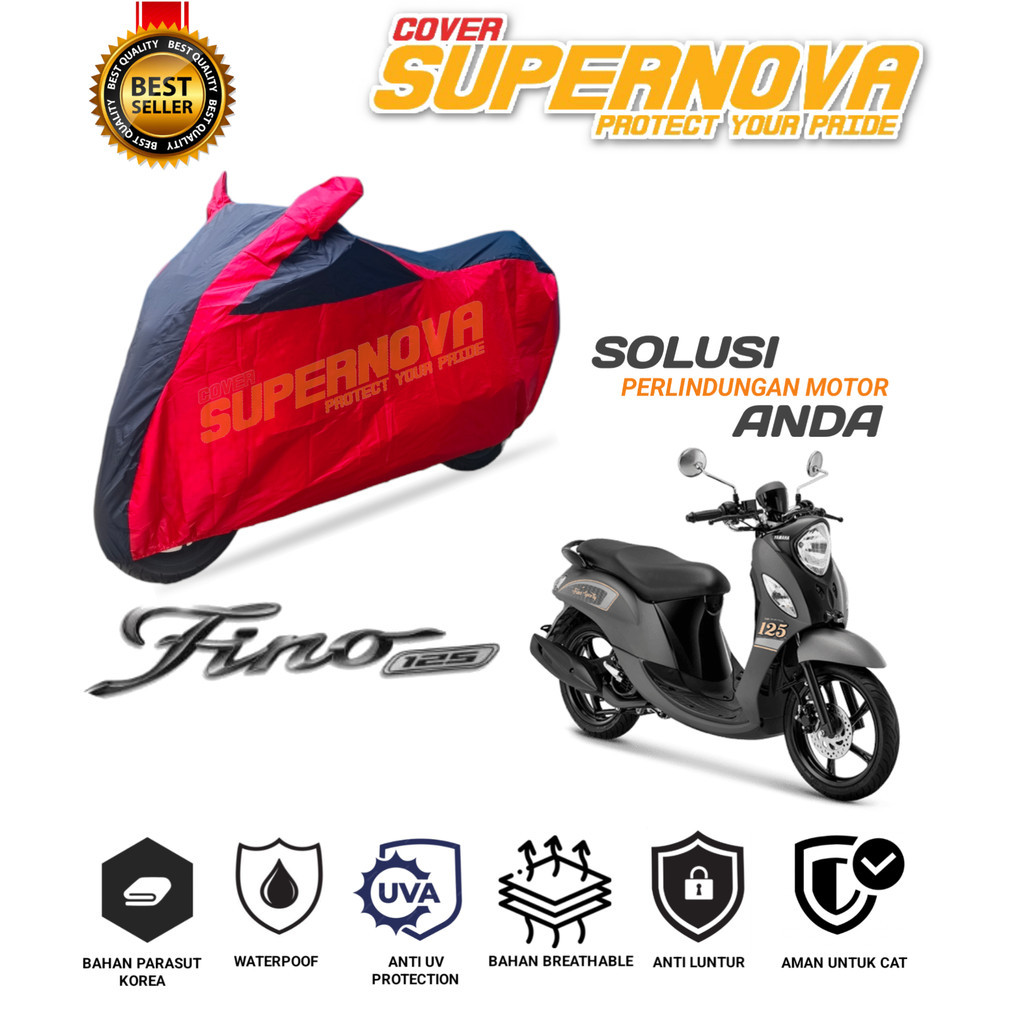 sarung motor yamaha fino cover motor yamaha fino