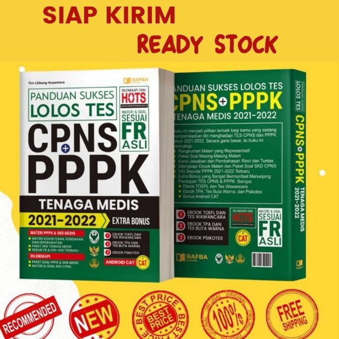 

BUKU CPNS PPPK || BUKU PANDUAN SUKSES LOLOS TES CPNS P3K TENAGA MEDIS