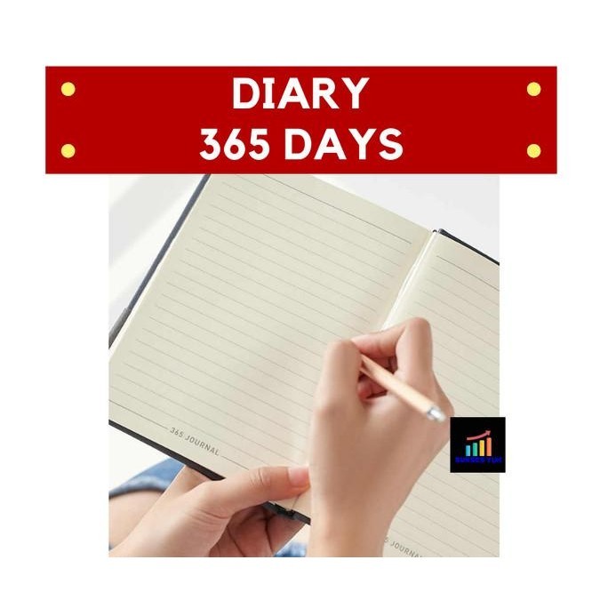 

Diary Jurnal 365 Days - Stationery Unik - Notebook Lucu - Buku Tulis