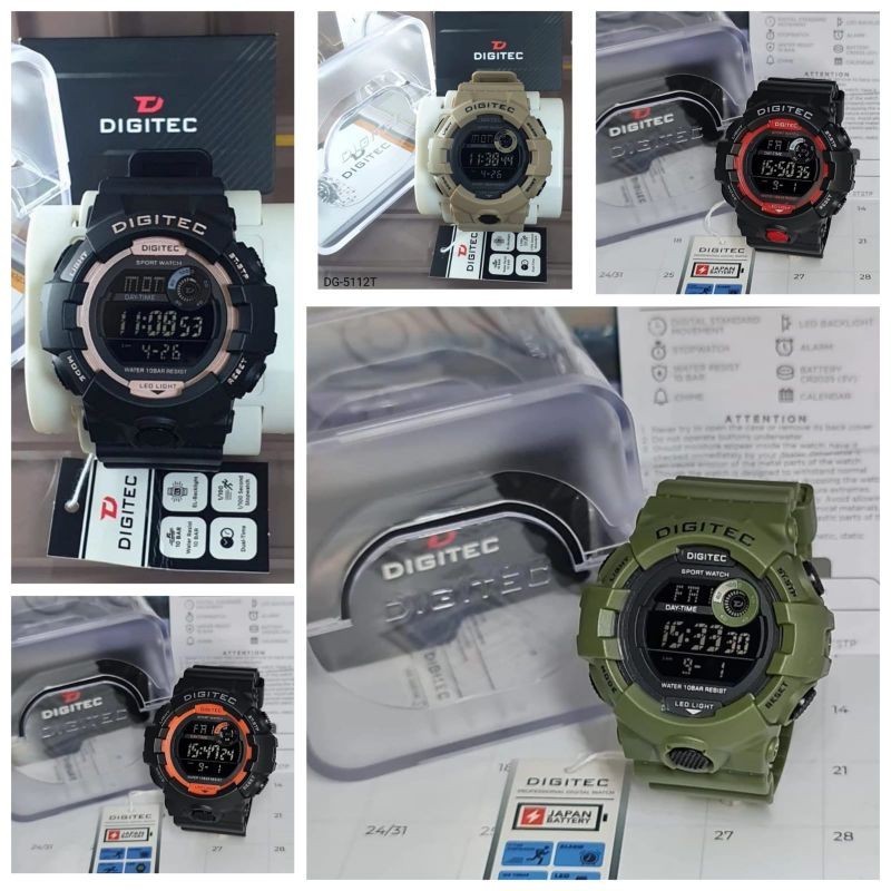 JAM TANGAN PRIA DIGITEC 5112T/ DIGITEC 5112 ORIGINAL