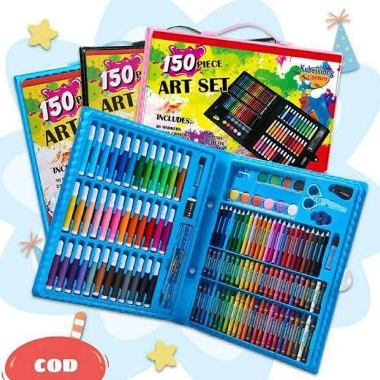 

TERLARIS PENSIL WARNA CRAYON SET COLOURING 150PCS SUPER LENGKAP bas-12