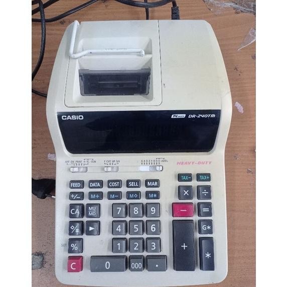 

promooo baru kalkulator casio dr240tm second
