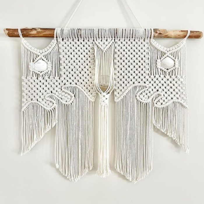 Hiasan Dinding Macrame Jumbo / Wall Hanging Unik Decor Pajangan