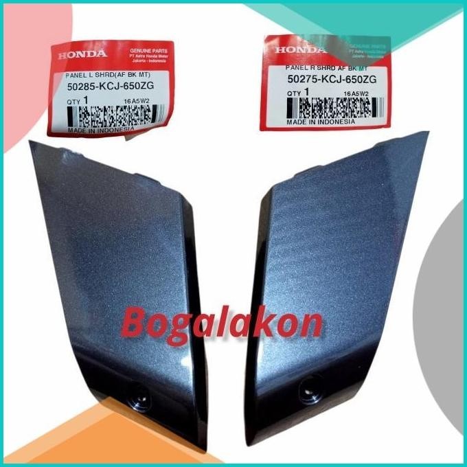 cover panel shroud kupingan tanki Honda Tiger Revo muda hitam metalik