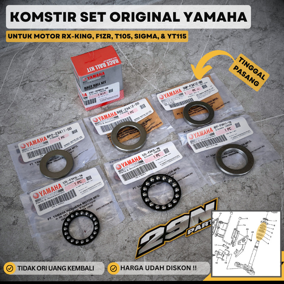 KOMSTIR SET RX KING RX-KING RXK Mio Jupiter ORIGINAL 35D-W0054-00