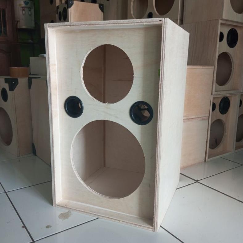 df-8 Box speaker 10 inch + 6 inch triplek 12mm Hemat