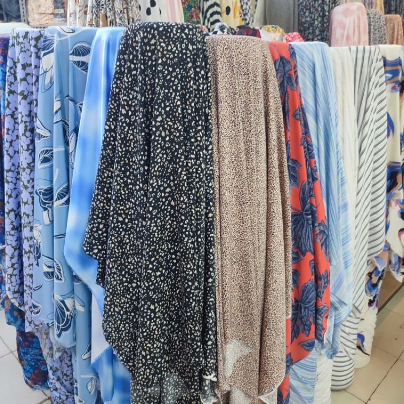 kain crepe premium - kain silk - bahan crepe silk